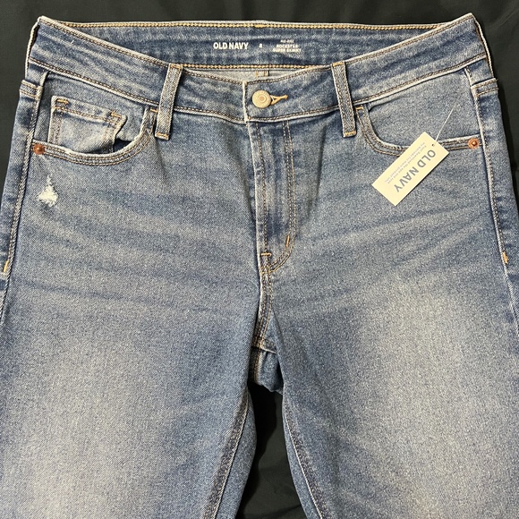 NWT Old Navy Mid-Rise Rockstar Super-Skinny Ankle Jeans - Picture 4 of 11